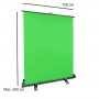 StudioKing Roll-Up Green Screen FB-150200FG 150x200cm Chroma Green