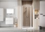 Ravak Shower Door SDOP-80 195 White + Polystyrene Pearl (03V401O211)