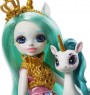 Mattel Doll Royal Enchantimals Queen Unity + Unicorn Stepper GYJ11/GYJ13 (887961972733)