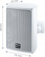 Magnat Symbol X 130 White Universal 2-Way Shelf Speakers (Set of 2)
