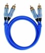OEHLBACH BEAT! INTERLINK Blue 1m audio cable 2 x RCA (2701)