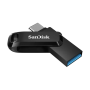 SanDisk Ultra Dual Drive Go 32GB USB Type-A / USB Type-C 3.2 Gen 1 Black (SDDDC3-032G-G46)