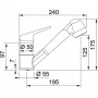 Franke Novara Plus Izvelkams Uzgalis White (115.0470.669)