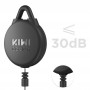 KIWI Design V2 Silent VR cable management (6-pack, black)