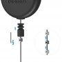 KIWI Design V2 Silent VR cable management (6-pack, black)