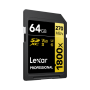 Lexar Professional 1800x SDXC 64GB U3 (V60) UHS-II R270/W180 (LSD1800064G-BNNNG)
