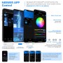 Neewer 2/3 Packs 480 RGB Led Light with APP Control Metal Shell for Photography (10096689)