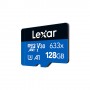 Lexar 128GB microSDXC Memory Card C10 U3 V30 A1 UHS-I (LSDMI128BB633A)