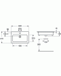 Gustavsberg Izlietne Graphic 60x41 (4G016001)