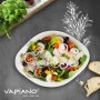 Villeroy and Boch Vapiano Trio Bowls Set of 6, Ideal for Dinner for Two, Premium Porcelain, Dishwasher and Microwave Safe, White.