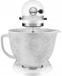 KitchenAid Artisan Floral White Limited Edition Stand Mixer 300W (5KSM156WFEWH)