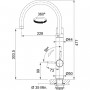 Franke Kombinētais Filtrētam un Karst./Aukst. Ūdenim Franke Vital Chrome (120.0621.229)