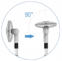 Solis Breeze 360 - Stand Ventilator Type 7582 (Powerful fan with 360-degree oscillation and remote control)