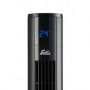 Solis Easy Breezy Matt Black Type 757 (Design tower fan with temperature display and remote control)