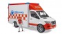 Bruder MB Sprinter ambulance with driver (02676)
