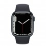 Apple Watch Series 7 GPS + Cellular 41mm Midnight Aluminium Case with Midnight Sport Band - Regular MKHQ3EL/A