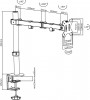 Maclean MC-753 monitor mount / stand 81.3 cm (32