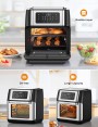 Innsky Hot Air Fryer 10L 1500W with 6 accessories