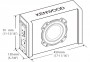 KENWOOD PA-W801B 8 Underseat Subwoofer