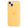 Apple iPhone 14 Plus Silicone Case with MagSafe Sunglow MPTD3