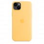 Apple iPhone 14 Plus Silicone Case with MagSafe Sunglow MPTD3