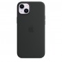 Apple iPhone 14 Plus Silicone Case with MagSafe Midnight MPT33