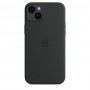 Apple iPhone 14 Plus Silicone Case with MagSafe Midnight MPT33