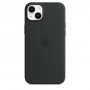 Apple iPhone 14 Plus Silicone Case with MagSafe Midnight MPT33
