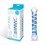Glas Toys Classic Dildo Blue Transparent Glass 165mm 2.54cm (4890808205655)