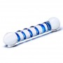 Glas Toys Classic Dildo Blue Transparent Glass 165mm 2.54cm (4890808205655)