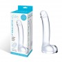 Glas Toys Classic Dildo Transparent Glass 177mm 9.5cm (4890808219249)