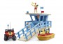 Bruder bworld lifeguard station with quad bike and personal water craft (62780)