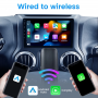 Uniytriox AutoBox Mini Android Ai Box Wired to Wireless CarPlay Adapter Android auto For Universal car Netflix YouTube (Hct-RK33326)