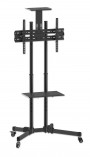 Manhattan Economy Height-Adjustable Multimedia TV Cart 37 to 70 (766623461238)