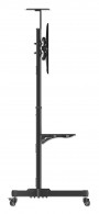 Manhattan Economy Height-Adjustable Multimedia TV Cart 37 to 70 (766623461238)