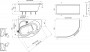 Ravak Rosa R 150x105 Stūra Vanna (CJ01000000)