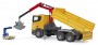 Bruder Scania Super 560R Construction truck with crane and 2 pallets (03551)