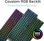 Royal Kludge RK100 Black Wireless Keyboard 96% Hot-swap Blue Switches US Black