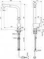 Ideal Standard Ceralook, ar izvelkamu uzgali, hromēts, BC176AA