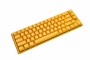 Ducky ONE 3 Yellow SF RGB Gaming Keyboard Hot-Swap US MX Silent Red Switch