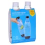 SodaStream 1 litre Fuse Bottles - White Two-Pack for the Dishwasher (7290113763548)