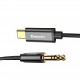 Baseus Yiven USB-C to 3.5mm mini jack audio cable 1.2m (Black) (CAM01-01)