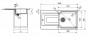 Franke UBG 611-100 100x50cm White (114.0682.525)