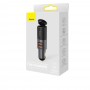 Baseus Share Together car charger 2x USB / cigarette lighter socket 120W Quick Charge Power Delivery gray (CCBT-D0G)
