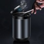 Baseus mini car ashtray with LED backlight gray (CRYHG01-0G)