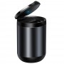 Baseus mini car ashtray with LED backlight gray (CRYHG01-0G)