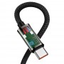 Baseus Legend Series Elbow Fast Charging USB Type C - USB Type C 100W 5A 1m black (CATCS-01)