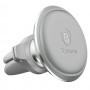 Baseus Magnetic Air Vent car mount holder with cable clip silver (SUGX-A0S)