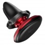 Baseus Magnetic Air Vent Magnetic Car Mount for Ventilation Grille with Holder for 2 Cables Red (SUGX-A09)