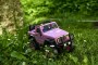 Dickie Toys RC Jeep Wrangler, RC SUV Girlmazing, Remote Controlled Car, RC Car, Toy Car with 2 Channel Radio, Remote Control, 2.4 GHz, Turbo, incl. Sticker, for Ages 6 Years and up, Metallic, Pink, Glossy